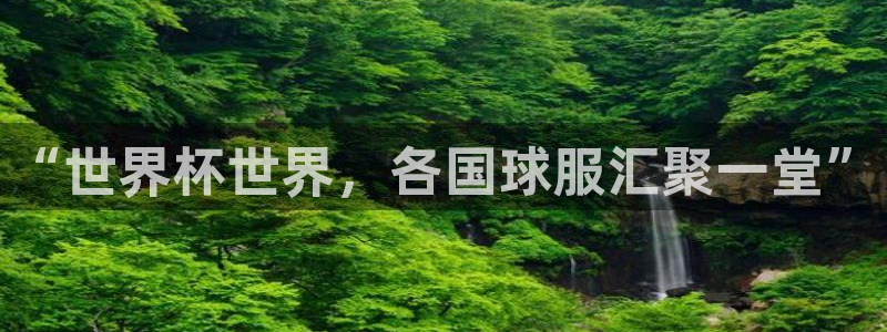 世界杯足球赛：“世界杯世界，各国球服汇聚一堂”